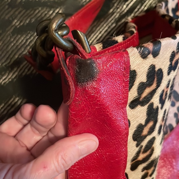 leopard fur bag - Picture 3 of 4